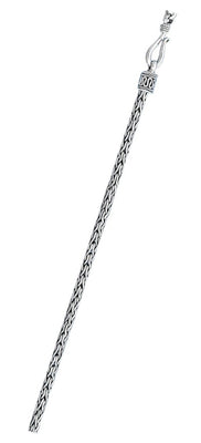 Sterling Silver Bali Foxtail Chain 2.5 mm Chain