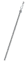Sterling Silver Bali Foxtail Chain 2.5 mm Chain