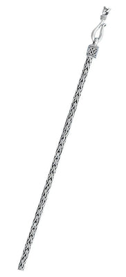 Sterling Silver Bali Foxtail Chain 2.5 mm Chain