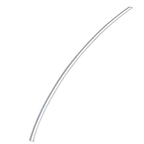 Sterling Silver Diamond Cut 2mm Round Omega Chain