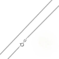 Italian Solid Sterling Silver Box Chain 012-0.7mm Nickel Free Necklace with Spring Ring Clasp Closure, Length 14