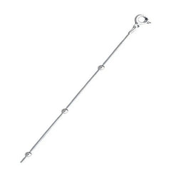 Sterling Silver Italian Diamond Cut 1mm Snake with Beads Chain