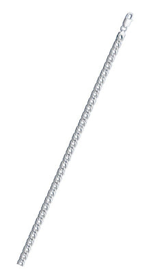 Sterling Silver Rombo 050-2.9mm Double Link Chain with Lobster Clasp