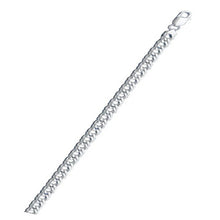 Load image into Gallery viewer, Sterling Silver Rombo 080-4.2mm Double Link Chain with Lobster Clasp