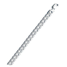 Load image into Gallery viewer, Sterling Silver Rombo 100-5.8mm Double Link Chain with Lobster Clasp