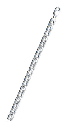 Sterling Silver Rombo 100-5.8mm Double Link Chain with Lobster Clasp