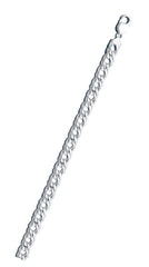 Sterling Silver Rombo 100-5.8mm Double Link Chain with Lobster Clasp