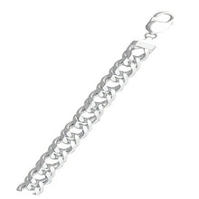 Load image into Gallery viewer, Sterling Silver Rombo 200-10mm Double Link Chain with Lobster Clasp