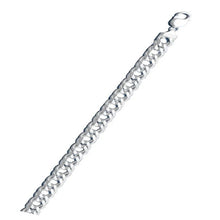 Load image into Gallery viewer, Sterling Silver Rombo 120-6.5mm Double Link Chain with Lobster Clasp