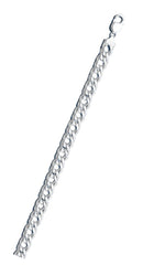 Sterling Silver Rombo 120-6.5mm Double Link Chain with Lobster Clasp