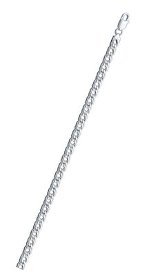 Sterling Silver Rombo 060-3.8mm Double Link Chain with Lobster Clasp