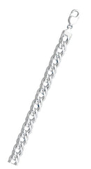 Sterling Silver Rombo 150-8.7mm Double Link Chain with Lobster Clasp