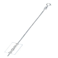 Load image into Gallery viewer, Italian Sterling Silver Cable 025 Chain