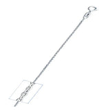 Italian Sterling Silver Cable 025 Chain