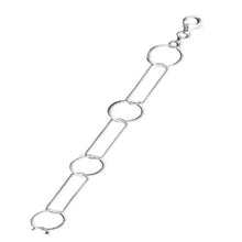 Load image into Gallery viewer, Sterling Silver Anti Tarnish Open Circle 080 Staple Chain