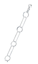 Load image into Gallery viewer, Sterling Silver Anti Tarnish Open Circle 080 Staple Chain