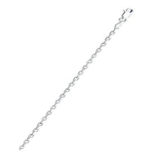 Load image into Gallery viewer, Italian Sterling Silver 080-2.2mm Cable Chain with Lobster Clasp Closure