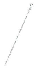 Italian Sterling Silver 080-2.2mm Cable Chain with Lobster Clasp Closure