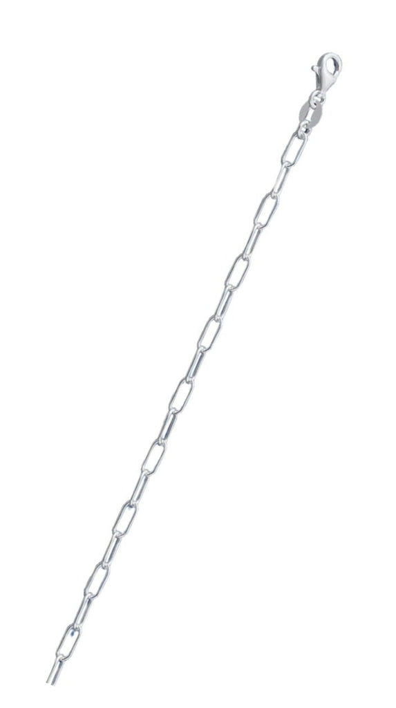 Sterling Silver Round Wire Paperclip 060 Chain