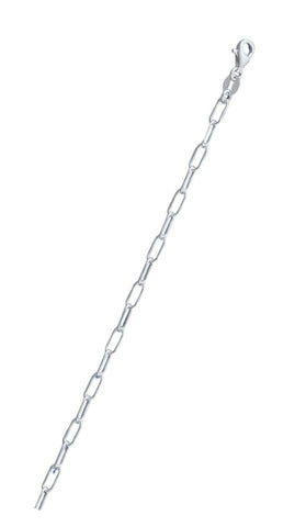 Sterling Silver Round Wire Paperclip 060 Chain