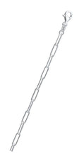 Load image into Gallery viewer, Sterling Silver Round Wire Paperclip 100 Chain