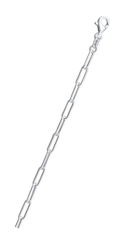 Sterling Silver Round Wire Paperclip 100 Chain