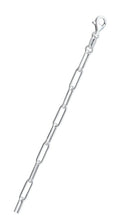 Load image into Gallery viewer, Sterling Silver Round Wire Paperclip 120 Chain
