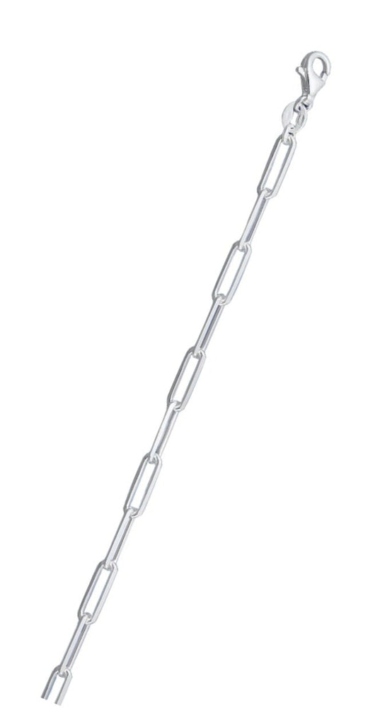 Italian Sterling Silver Staple 100 Chain