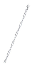 Load image into Gallery viewer, Italian Sterling Silver Staple 100 Chain