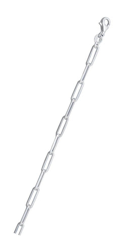Italian Sterling Silver Staple 100 Chain