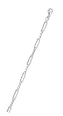 Italian Sterling Silver Staple 100 Chain