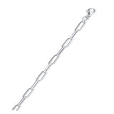 Italian Sterling Silver Staple 100 Chain