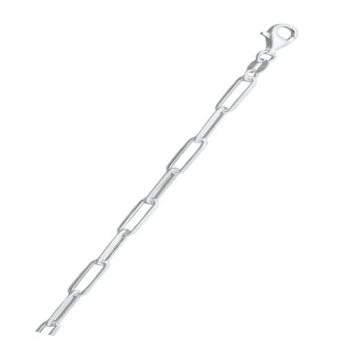 Italian Sterling Silver Staple 120 Chain