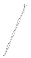 Italian Sterling Silver Staple 150 Chain