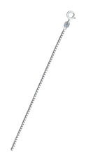 Load image into Gallery viewer, Sterling Silver Rhodium Plated Box Chain