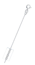 Load image into Gallery viewer, Sterling Silver 025-1.8mm Shiny Cable Chain with Spring Clasp Closure