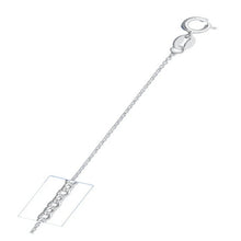 Load image into Gallery viewer, Sterling Silver 025-0.8mm Shiny Cable Chain with Spring Clasp Closure