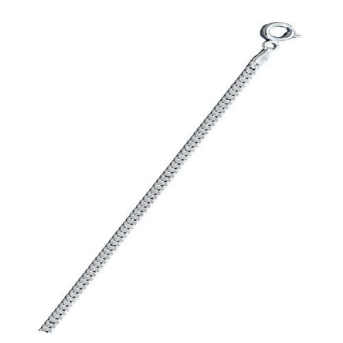 Italian Sterling Silver Diamond Cut Curb 065-2.2mm  Chain