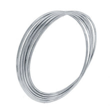 Load image into Gallery viewer, Sterling Silver 5 Pieces of Rhodium Finished Bangle with Bangle Diameter of 71.44MM