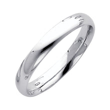 Load image into Gallery viewer, 14K White Gold 3mm Classic Comfort Fit Wedding Band