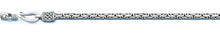 Load image into Gallery viewer, Sterling Silver Oxidized 3mm Byzantine Bali Necklace, Length 10"