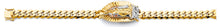 Load image into Gallery viewer, 14K Tri Color Gold Cuban Link Guadalupe ID Bracelet