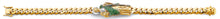 Load image into Gallery viewer, 14K Two Tone Gold St. Jude ID Cuban Link CZ Bracelet