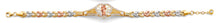 Load image into Gallery viewer, 14K Tri Color Gold St. Jude ID CZ Bracelet