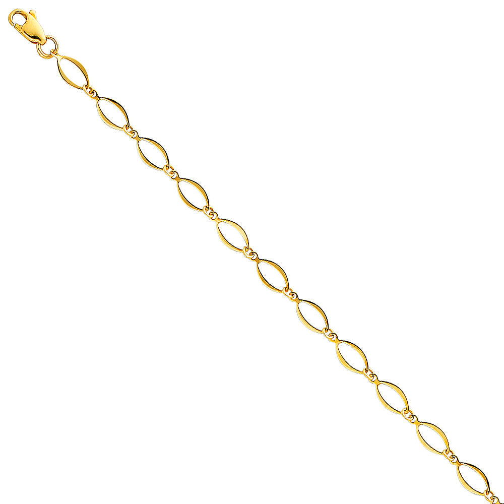 14K Yellow Gold Light Bracelet