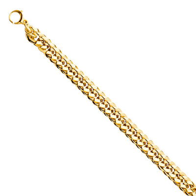 14K Yellow Gold Fancy Hollow Bracelet
