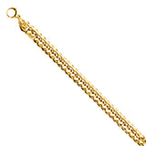 14K Yellow Gold Fancy Hollow Bracelet