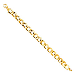 14K Yellow Gold Hollow Fancy Bracelet