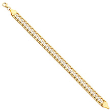 Load image into Gallery viewer, 14K Two Tone Gold Fancy Bracelet