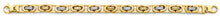 Load image into Gallery viewer, 14K Two Tone Gold Fancy Men&#39;sBracelet